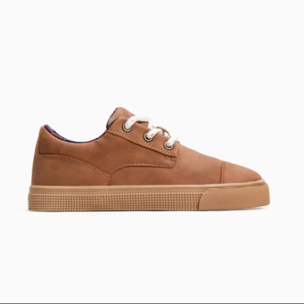 ZARA LACE-UP PLIMSOLLS WITH SOLE DETAIL SZ 2 20.9C